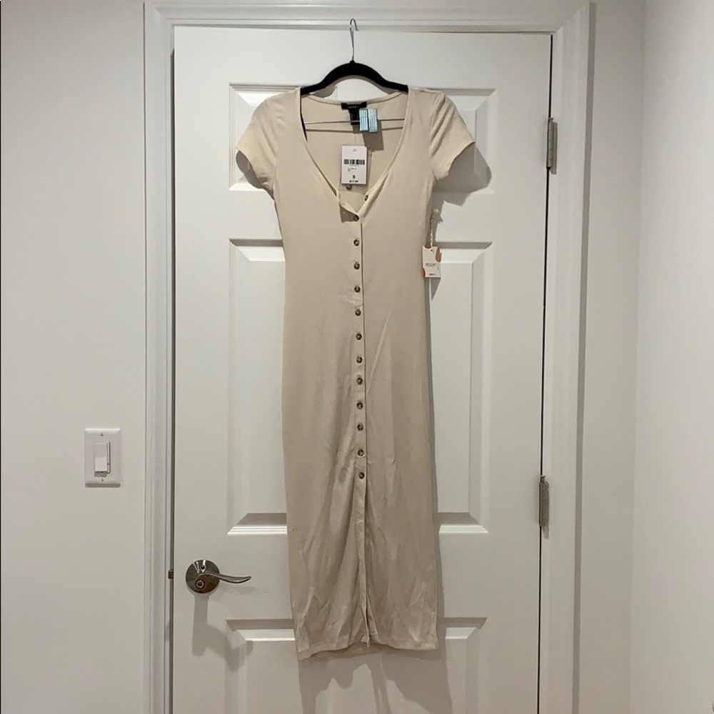 Long ribbed summer dress